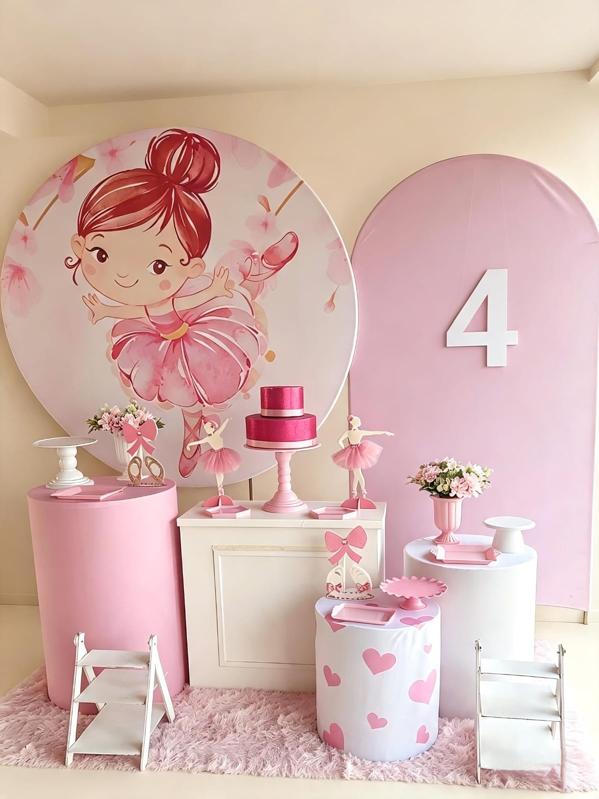 Decoração infantil com tema bailarina