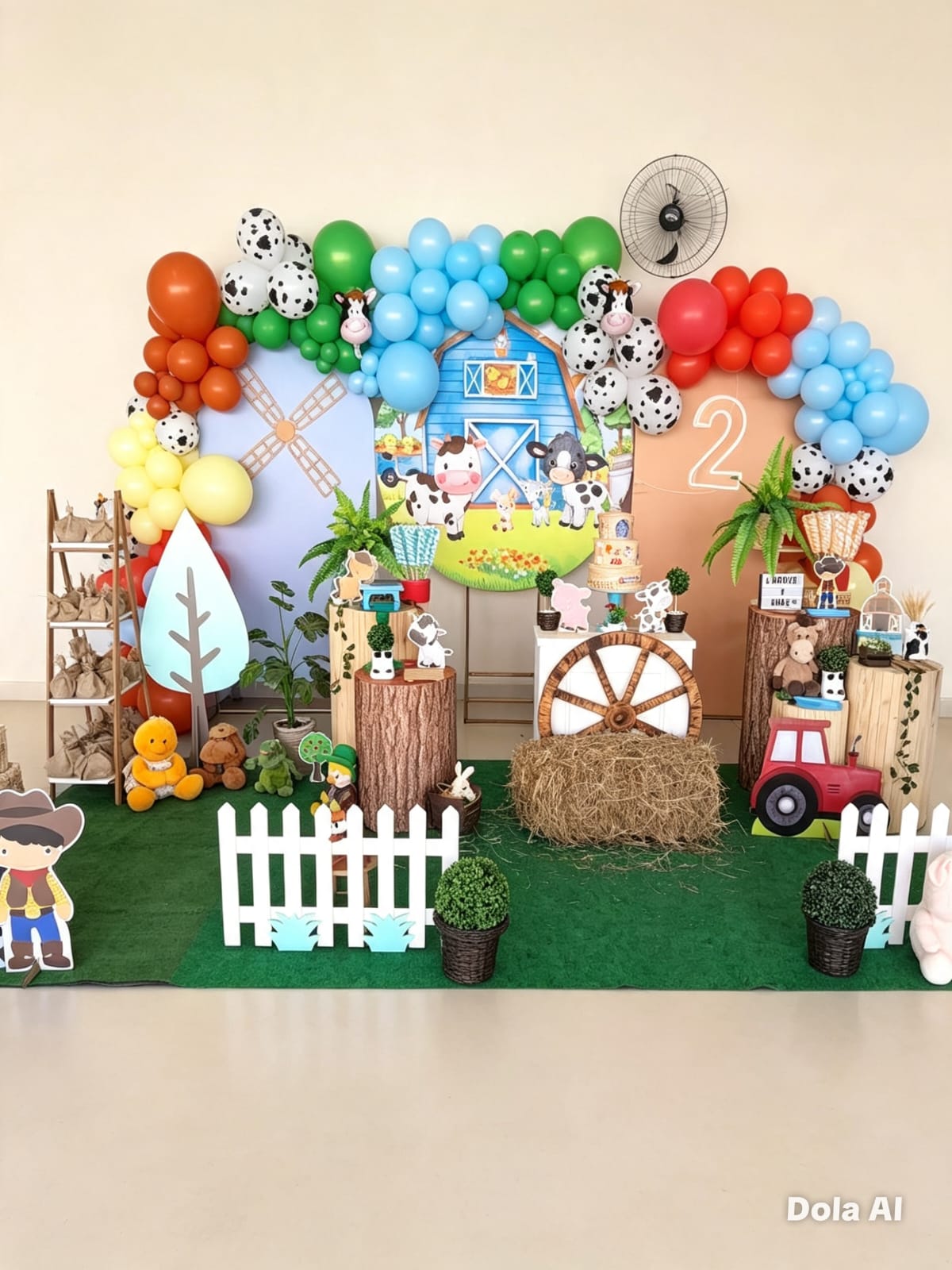 Decoração infantil com tema fazendinha