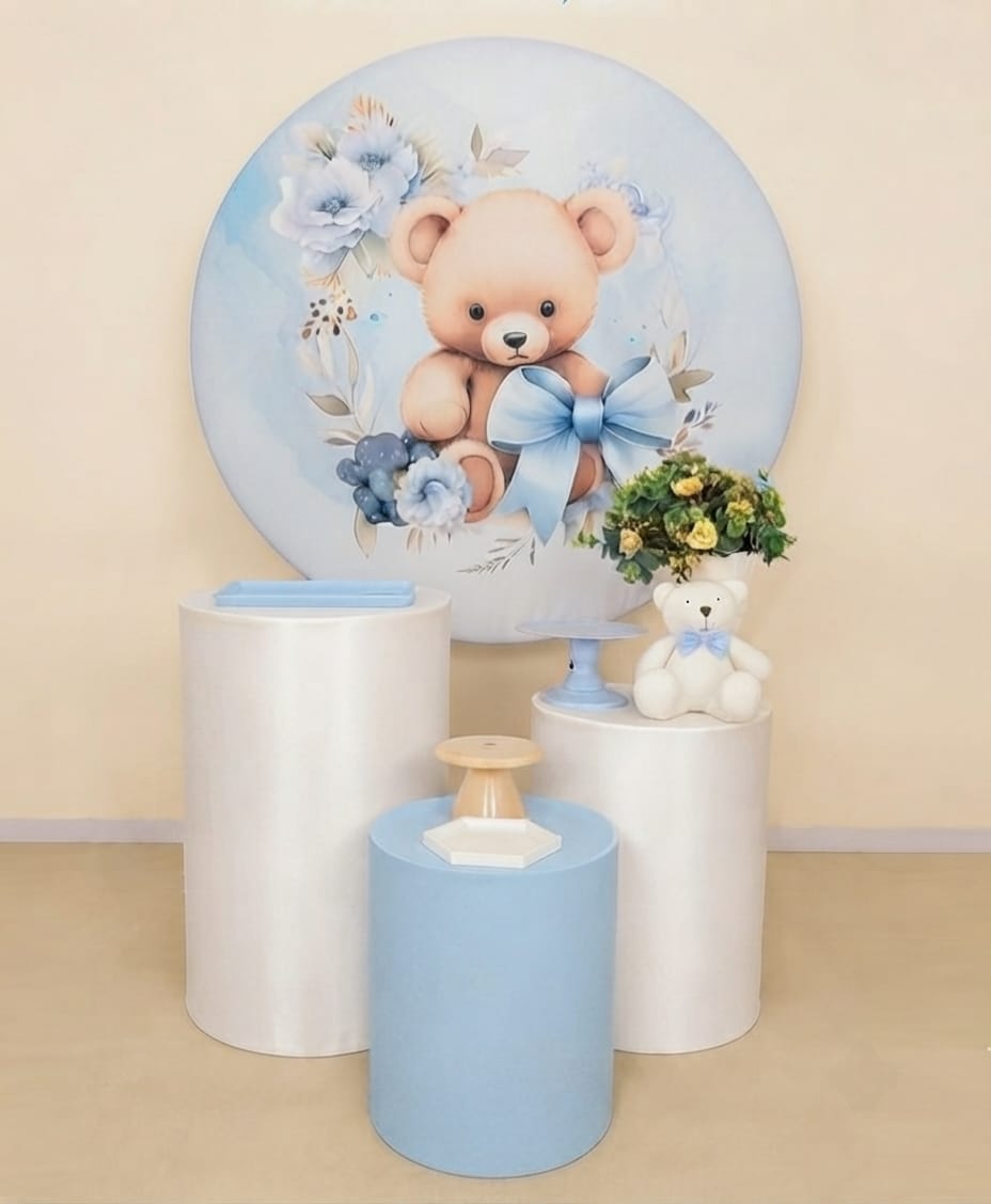 Decoração de bebê com tema ursinho